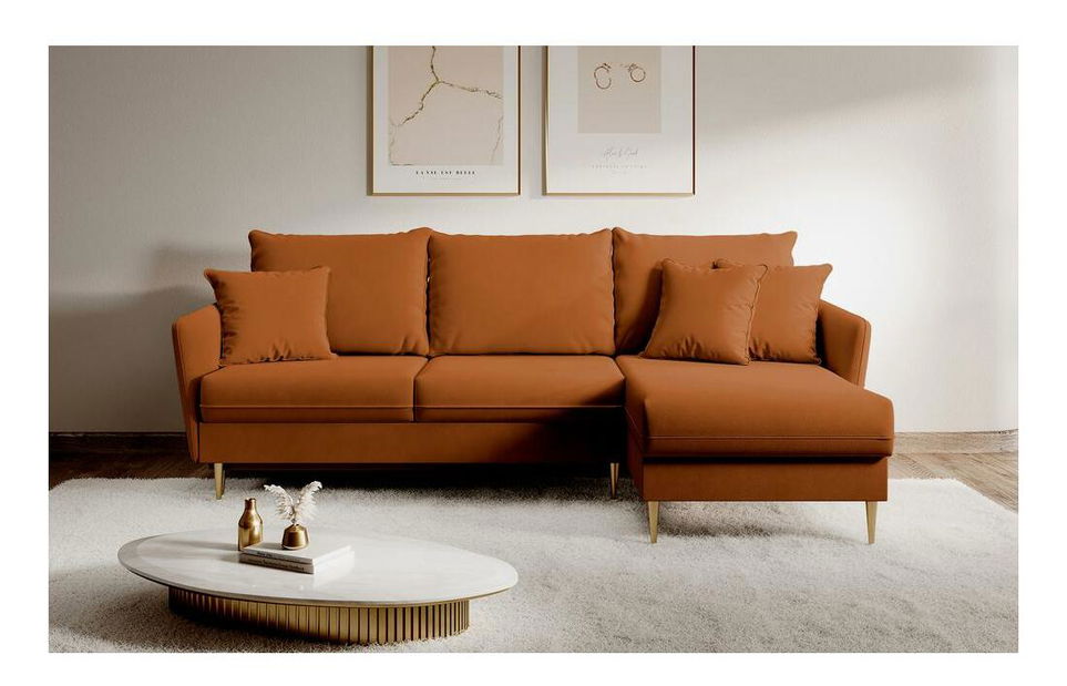 Colțar Vivaldio L (miere + auriu)