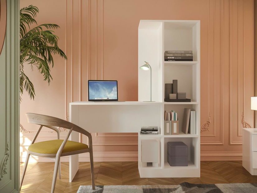 PC stolík Nunulo 2 (biela) 