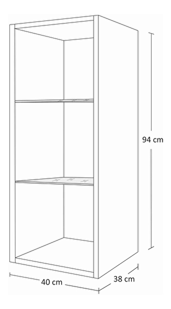 Mobilier camera de zi Disen (alb + alb lucios)