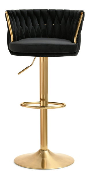 Scaun Adel (negru + auriu)