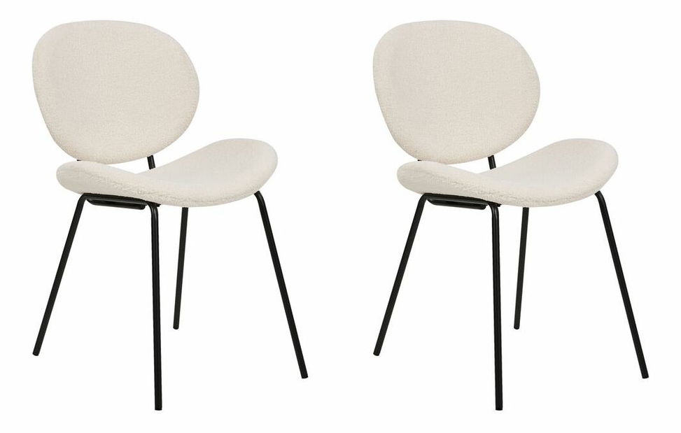 Set 2 ks jedálenských stoličiek Luaza (biela)