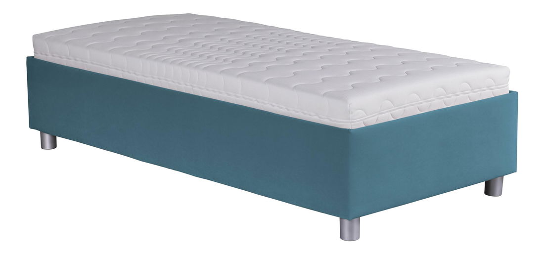 Jednolôžková posteľ 90 cm Blanár Neptun (modrá) (s roštom)