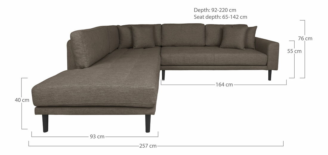 Kutna garnitura (L) Lvaveriaora L (smeđa)