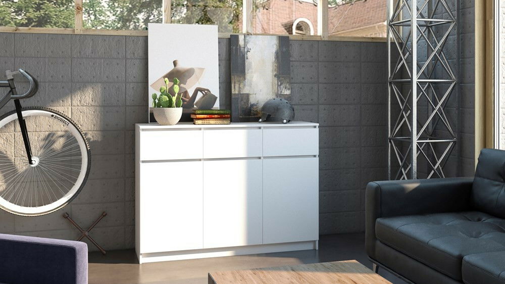 Komoda Musecalo 9 (biela)