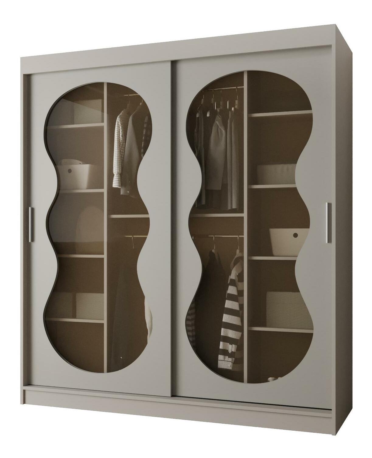 Ruhásszekrény 180 cm Boomer 3 (kasmír)