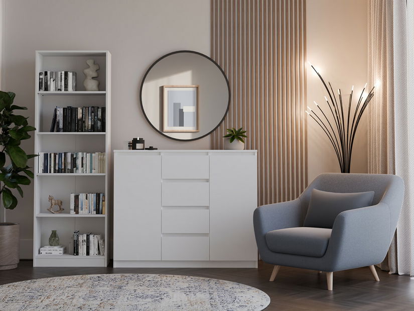 Comodă Musecalo 8 (alb)