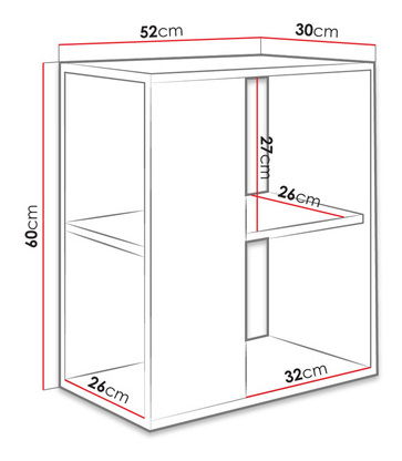 Regál Barlend (fehér)