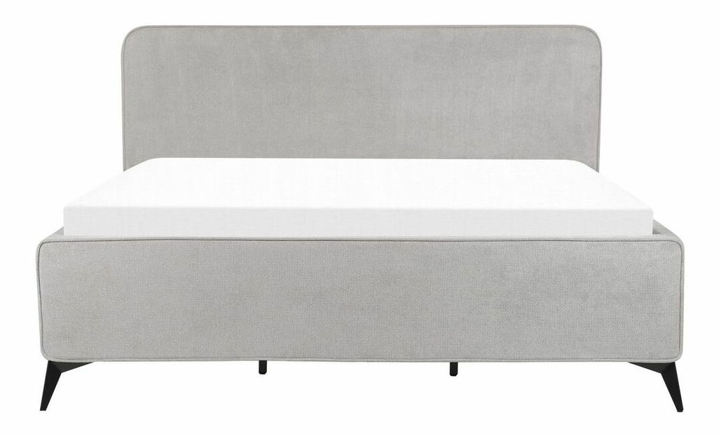 Manželská posteľ 180 cm Vardiel (sivá) (s roštom)