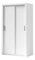 Dulap de haine cu uși culisante Klary SZ120 KE04 (Alb) 