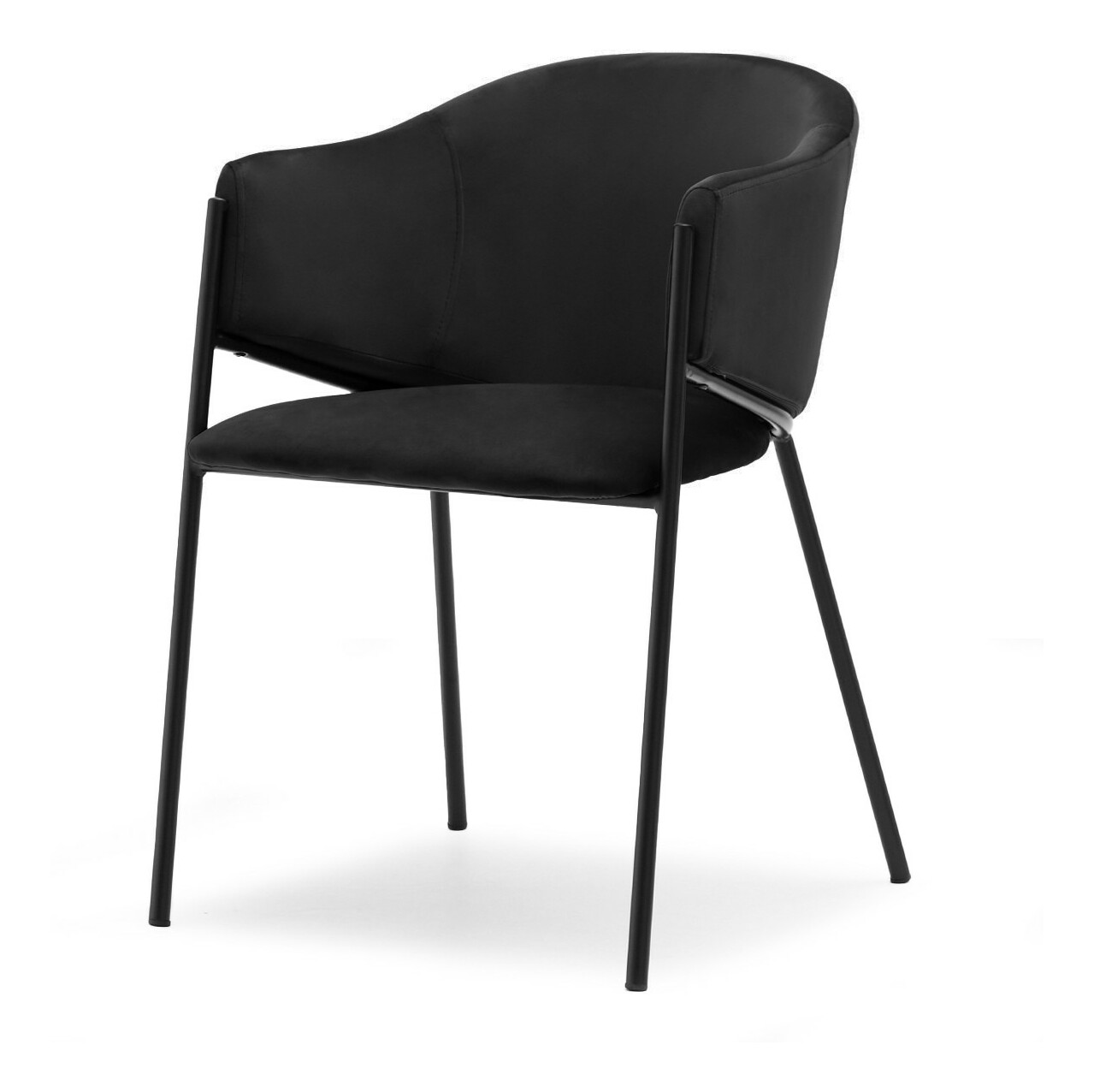 Scaun sufragerie Conquisto (negru)