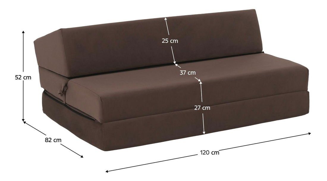 Fotoliu extensibil Viajado (maro) 