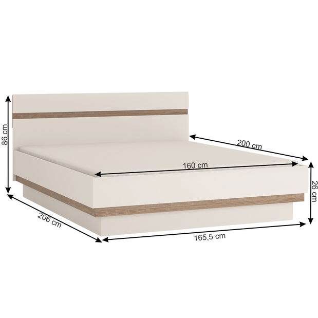 Manželská posteľ 160 cm Lysander Typ 92