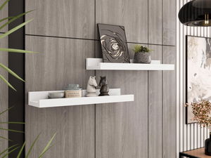 Set 2 rafturi Daphir (alb)