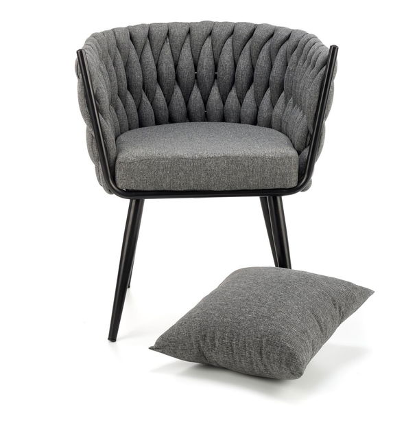 Fotel Avento (szürke + fekete)