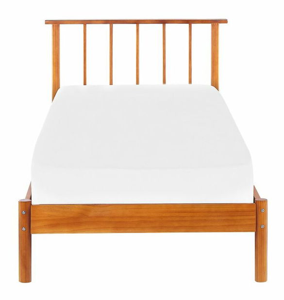 Posteľ 90x200 cm Barbar (svetlé drevo) (s lamelami)