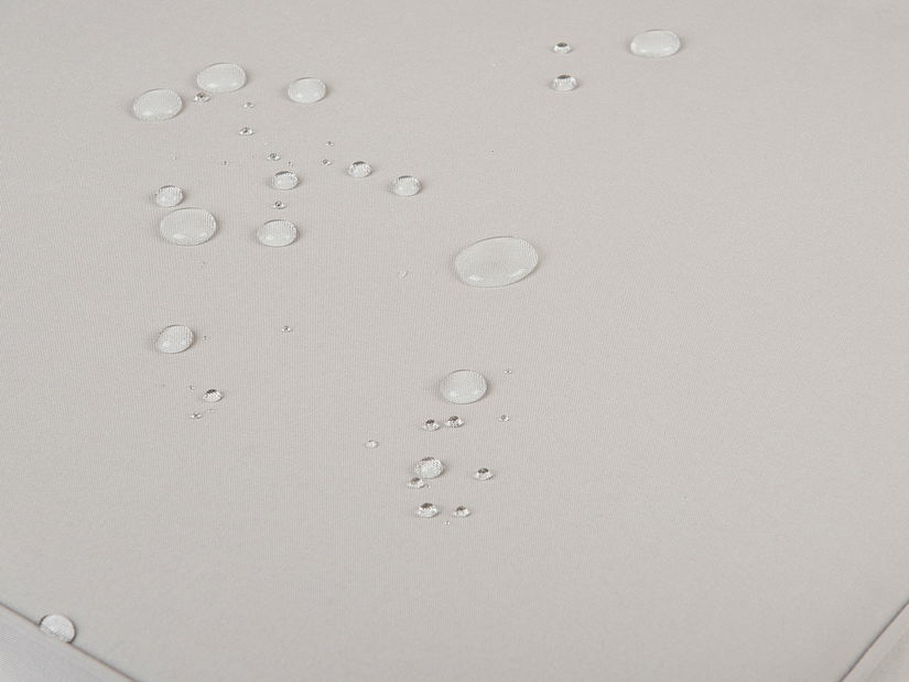 Záhradná stolička Sasan (tmavosivá) (béžový podsedák)