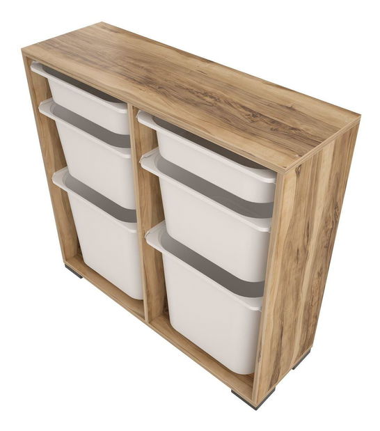 Játékrendszerező Dremonka 5 (dió + fehér)