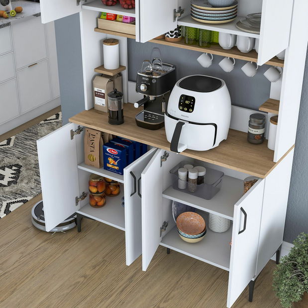 Policová skriňa Jeli (orech)