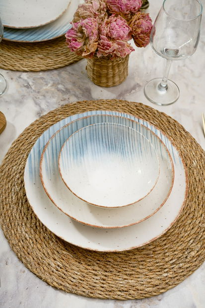 Serviciu de masă (24 buc.) Greta 314 (multicolor)