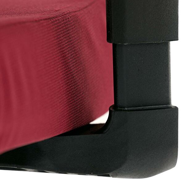 Fotoliu birou Kurosadas (bordo + negru)