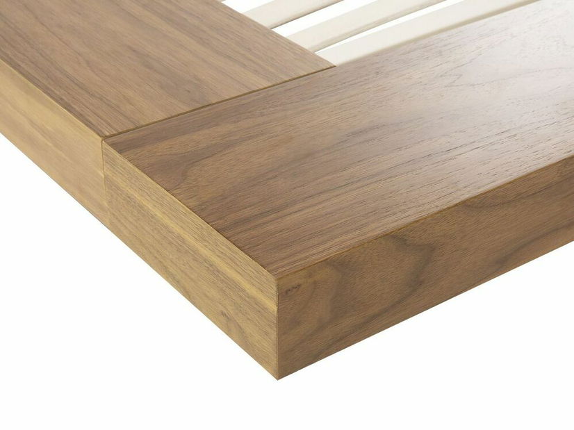 Pat matrimonial cu apă 160 cm Zendaya (drevo) (cu saltea)