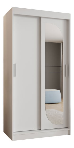 Ruhásszekrény 100 cm Lulu (fehér) 