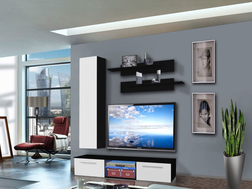 Obývacia stena Drada 25 ZW DR D1 (s osvetlením)