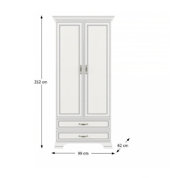 Dulap de haine Tanya Typ 02 2D2S