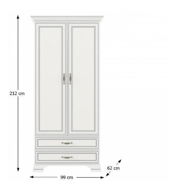 Dulap de haine Tanya Typ 02 2D2S