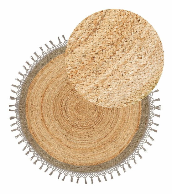 Covor ⌀ 140 cm Marty (bej + gri)