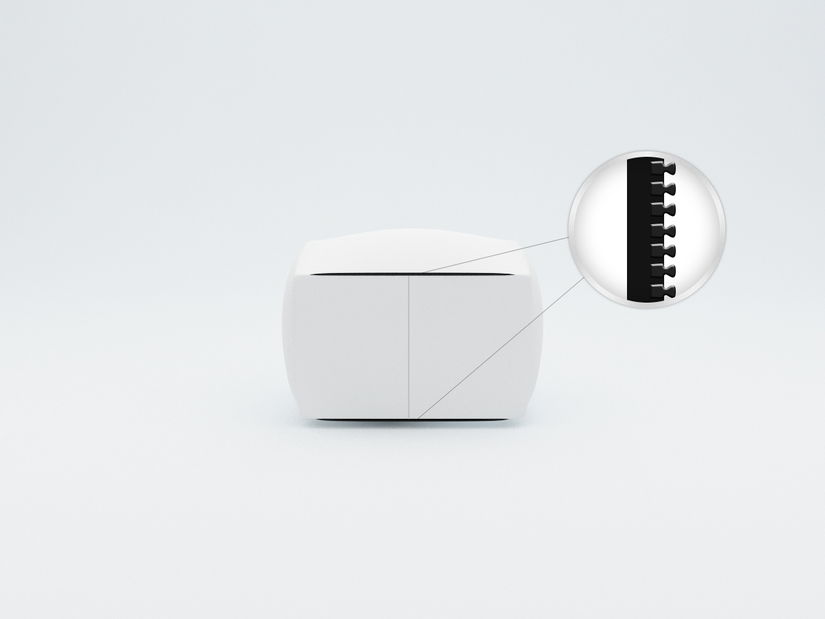 Tetieră pentru fotliu puf Zipp (alb)