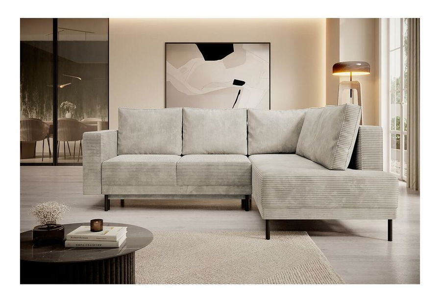 Colțar Rodriguez (D) (bej închis + negru)