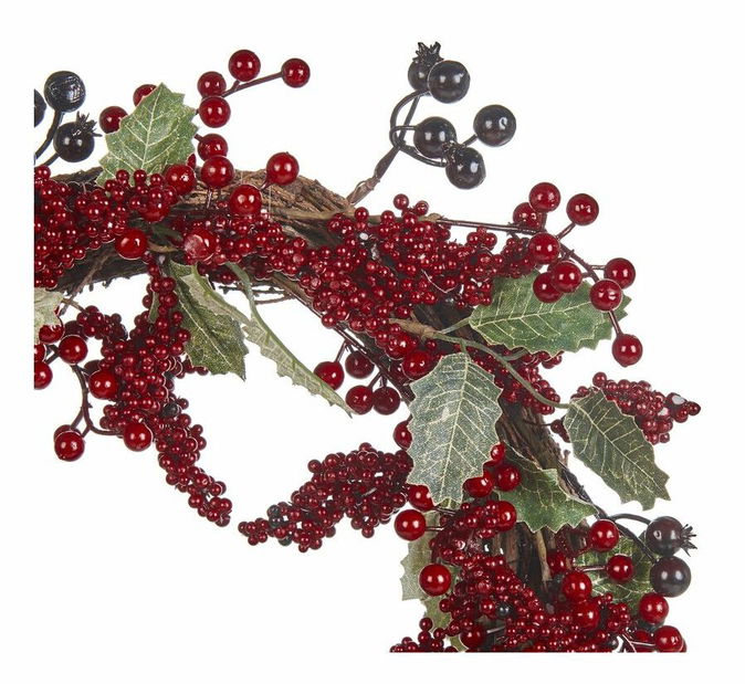 Veniec na dvere ø 40 cm Pru (červená)