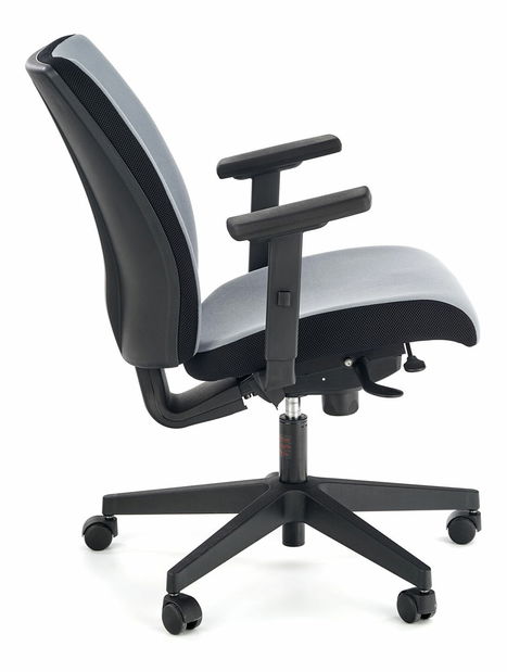 Scaun de birou Panpo (gri + negru)