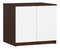 Suprastructură pentru dulap Sashka II (wenge + Alb)