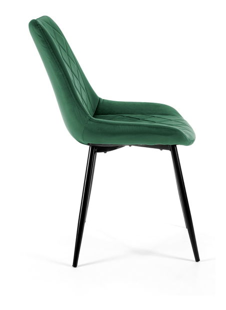 Scaun de sufragerie Sariel (verde închis) (2buc)