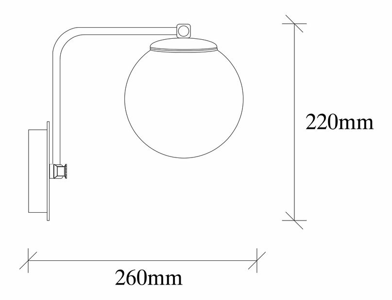 Iluminat de perete Dais 146