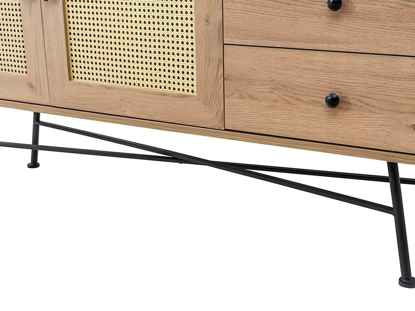 Komód Vovula 5 (természetes) 