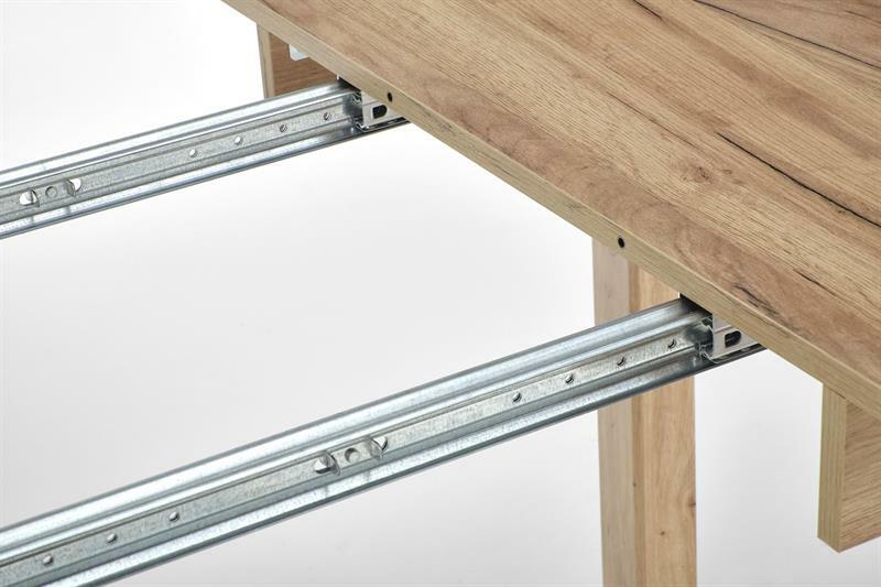 Masă de sufragerie extensibilă 102-142 cm Ralllon (stejar craft) (pentru 4 6 persoane)