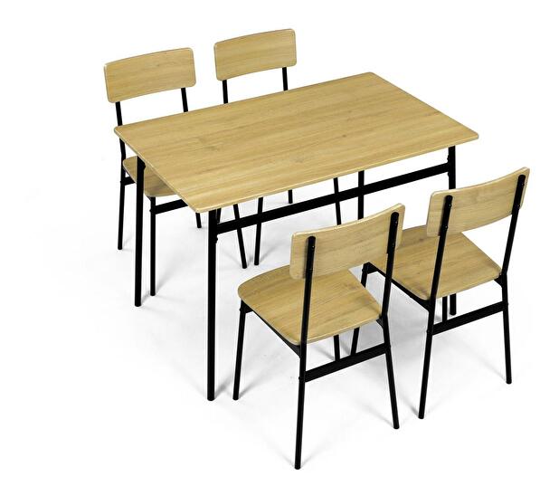 Set mobilier sufragerie Anasagasti 2 (stejar sălbatic) (pentru 4 persoane)