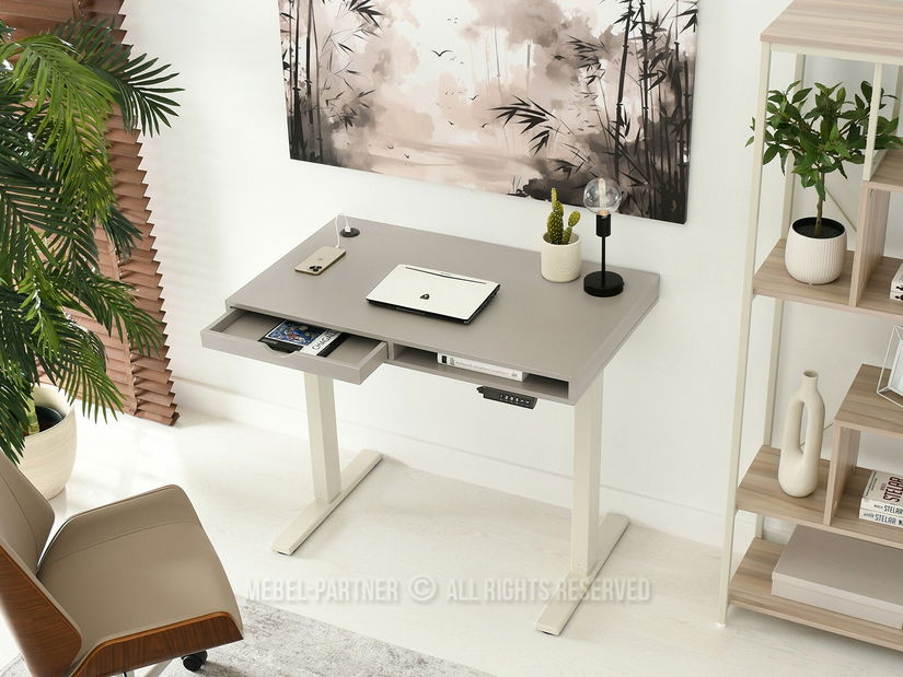 PC asztal Osto 100 (bézs + fekete)