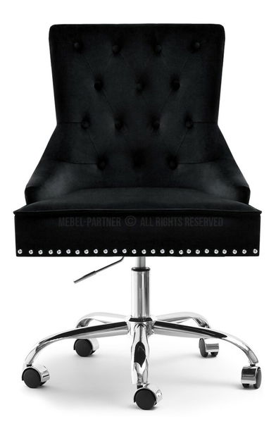 Stolička Sonia (čierna + chrómová)