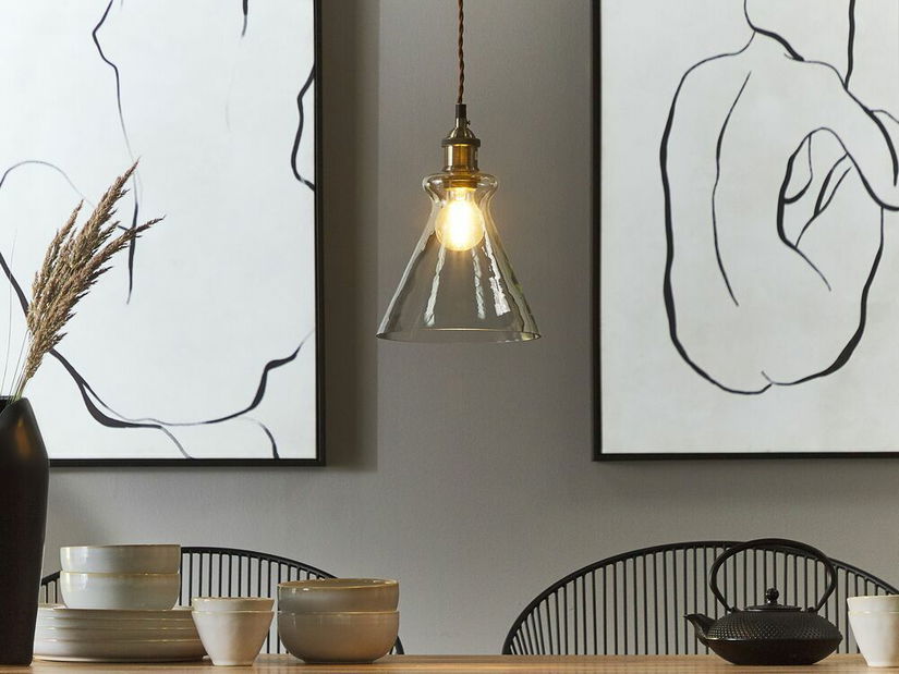 Lampă cu pandantiv Bitola (transparent)