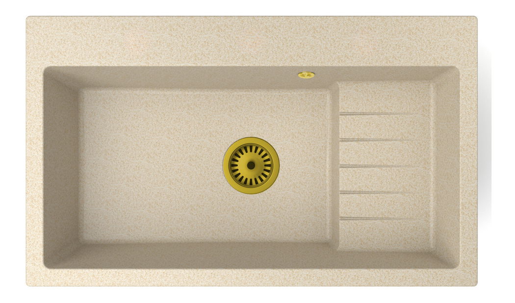 Kuhinjski sudoper Akream (bež) (bez otvora za bateriju)