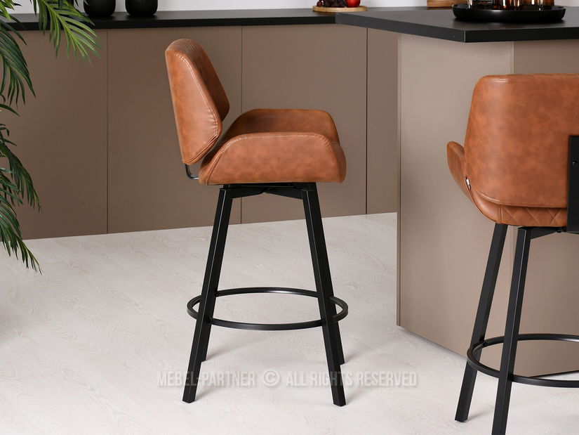 Stolička Pia (hnedá + čierna)