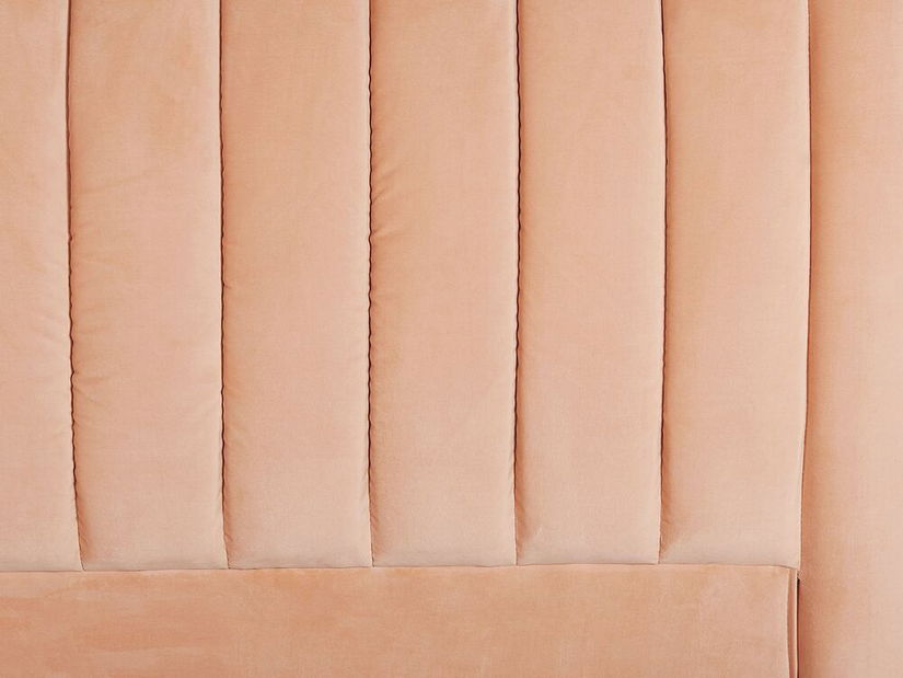 Manželská posteľ 160 cm MASALA (s roštom) (ružová)