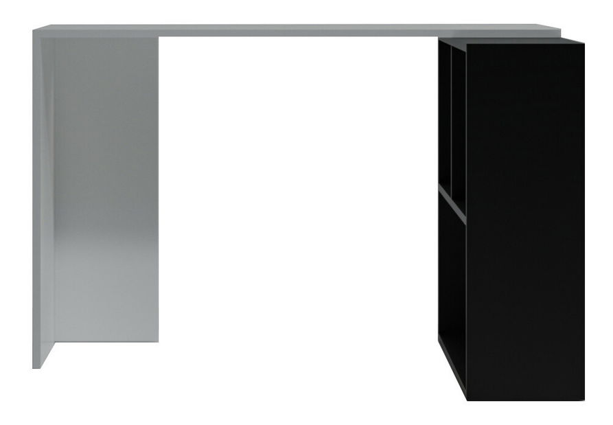 Masă PC Cavalier (Alb + Negru)