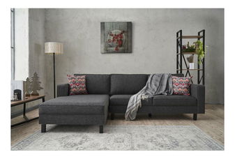 Kutna garnitura Kalen 1 (L) (antracit)