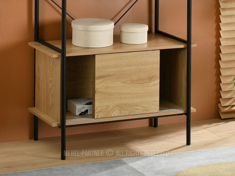 Raft Almasa A2 (stejar + negru)