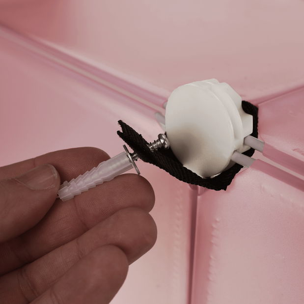 Modulárna skriňa Finnstar (ružová + detský vzor) *výpredaj